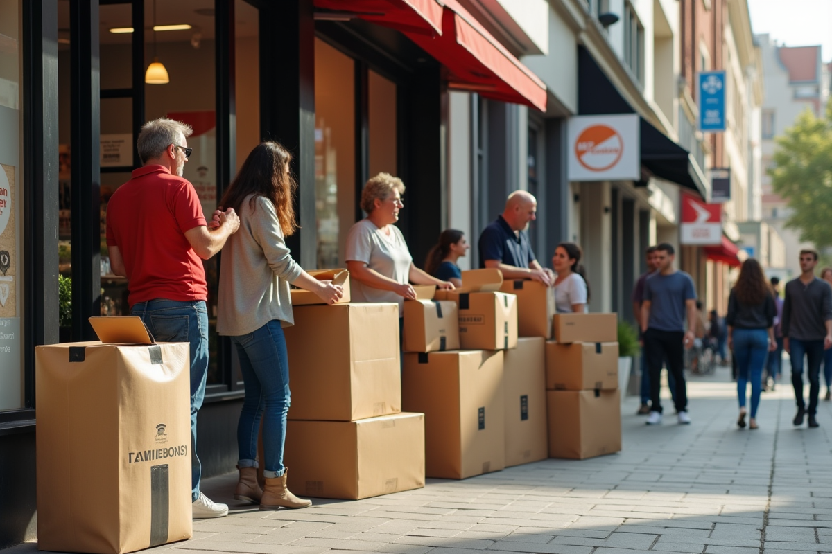 cartons déménagement